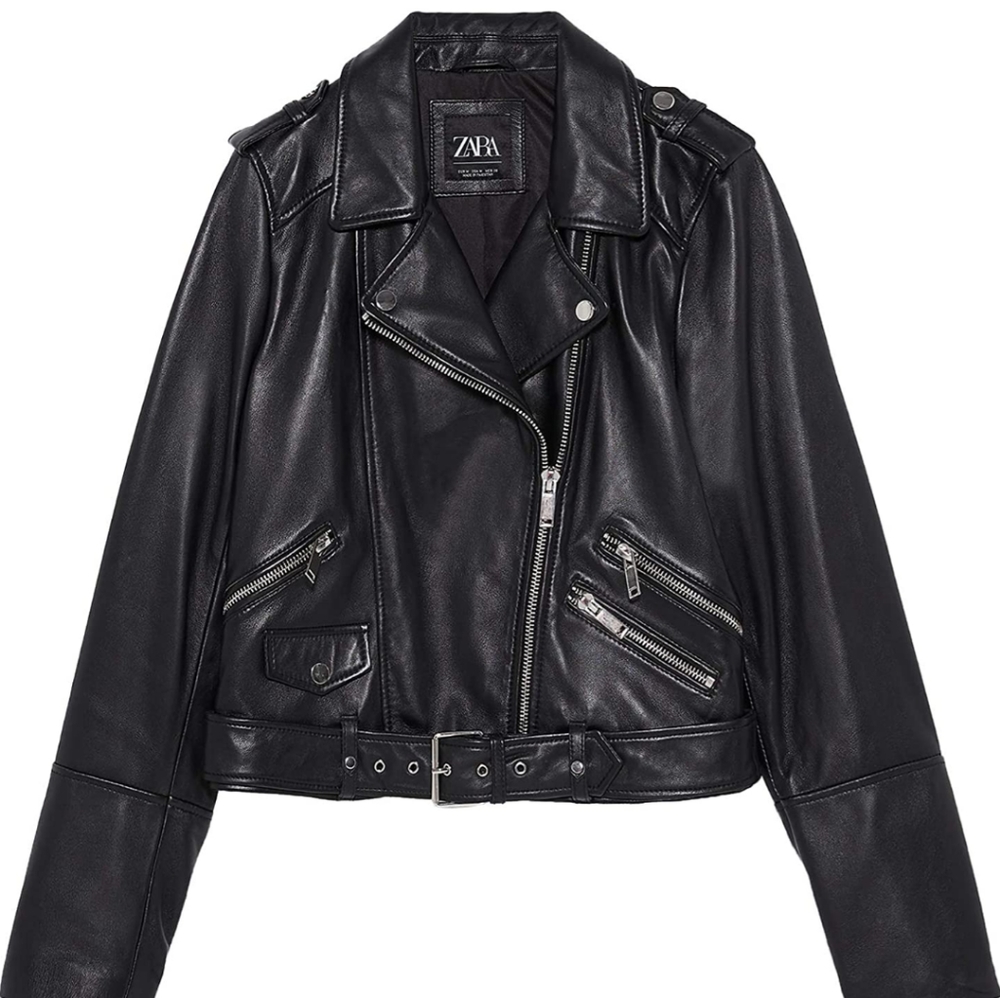 Zara 100% LEATHER Jacket